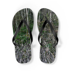 Forest flip flops
